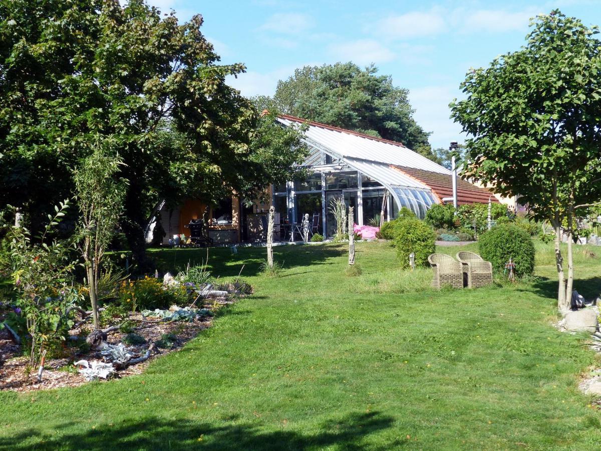 "Balmgarten" Im Naturpark Usedom, Bio Solarhaus Mit Grossem Garten Eksteriør billede